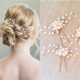 Pearl Beaded Crystal Hairpin Flower Hair
