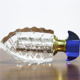 Small Mini Crystal Perfume Empty Bottle with The Blue Cap