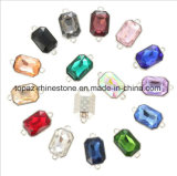 Fashionable Long Octagonal Crystal Diamond Pendant Glass DIY Accessories for Clothing Accessories