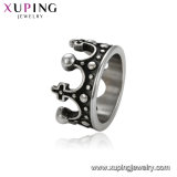 15500 Fashion New Model Wedding Ring, Black Gun Color Engagement Ring, Imitation New Design Crown Shaped Jewelry Rings Jewelry