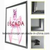 Single Face Super Slim Light Box with Wall Mounted Snap Frame LED Sign