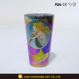 Dark Oil Spill Beer Pint Glass with Foil Printing