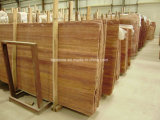 Natural Red Travertine Slabs with Hole Filled