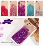 Mobile Phone Accessory 3D Liquid Sand Crystal TPU Quicksand Case for iPhone 5 5s Se Cell Phone Cover Case