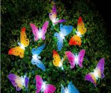 Eco-Friendly and High Quality Gaden Butterfly Lights 10LED Solar Powered Optical Fiber Fairy Outdoor Christmas String Lights