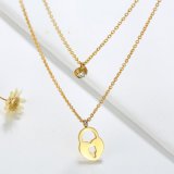 Gift Fashion Jewelry Necklace Accessories Stainless Steel Silver Pendant
