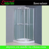 Prefabricated Cheap Small Fiberglass Freestanding Glass Shower Enclosure (TL-526)