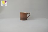 Hot Sale Double Lines Gradient Glaze Ceramic Mug