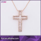 24K Gold Large Religious Crucifix Cross Necklace for Men