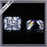 Wholesale Aaaaa Radiant Cut White Synthetic Cubic Zirconia Stone