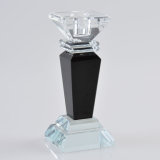 Wholesale Black Crystal Candle Holder for Decoration