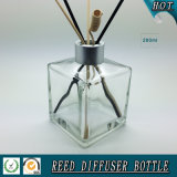 200ml Square Fragrance Diffuser Glass Bottle with Screw Cap