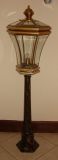 Copper Floor Lamp with Glass Decorative Floor Lighting for Indoor or out Door 18965