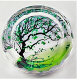Hot Wishing Tree Crystal Glass Ashtray (JD- CA-813)