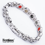 Fashion Multicolor Crystal Bracelet for Lady with Stainless Steel Magnet