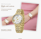 Fashion Flower Diamond Dial Design Alloy Waterproof Lady Wrist Watch Brand Name Belbi Jewelry Watches Support T/T, L/C, Western Union, Paypal, Alipay All Welcom
