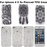 New Arrival Flower TPU Case for iPhone 5 Transparent Back Cover