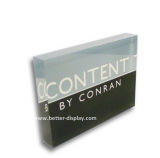 Acrylic Table Top Label Stand Crystal Nameplate (BTR-I8054)