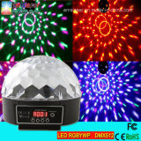 LED Crystal Magic Ball Light Six Color LED Stage Ball Light Disco Party Light with DMX512