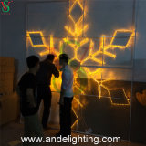 3*3m Big LED Christmas Snowflake Lights for Street Decoration