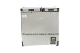 Scd-90L 12/24V DC Stainless Steel Double Temperature Chest Freezer Flat Bottom