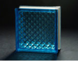 190*190*80mm Blue Lattice Glass Block Used to Decorate & AS/NZS2208: 1996