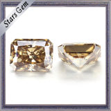 Customized Shape and Size Supported Champagne Moissanite Stone