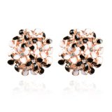 2017 Boucle D'oreille Crystal Flower Clover Earring