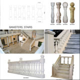 Guangxi White Marble Baluster, Stair Balusters