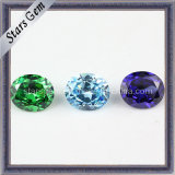 Colorful Oval Shape Cubic Zirconia