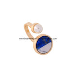 New Elegant Pearl and Stone Alloy Open Ring for Girls