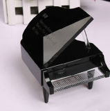 Hot Sale Black Crystal Piano Crystal Model for Souvenir