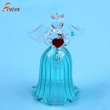 2015 Decoration Angel Shape Glass Lunch Bell