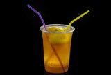 Clear Disposable Plastic Juice Pet Cup with Lid