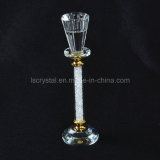 Crystal Flower Candle Holders Glass Candlestick Wedding Table Decoration Gift