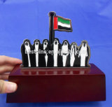 UAE 7 Sheikhs Trophy with Wood, National Day Award Trophy as Souvenir Gifts