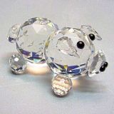 Crystal Small Clear Pig for Promotion Gifts