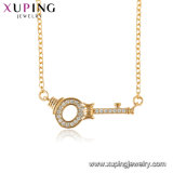 44439 Xuping New Designed Gold Plated Trendy Western Long Chain Alloy Necklace
