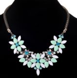Fashion Rhinestone Crystal Bohemian Resin Collar Choker Necklace Fashion Jewelry