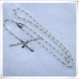 Plastic Angle Beads Rosary Bead Cross Shape Chain Rosary (IO-cr029)