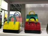 Fashion PVC Beachkins Ladies Jelly Bag Jelly Handbag Silicone Rubber Jelly Bag
