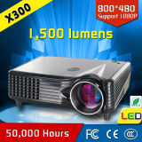Long Lamp Life 1500 Lumens HD LED Mini Projector
