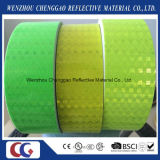 Clear Fluorescent Yellow Reflective Sticker with Lattice Crystal