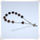 High Quanlity Stone Beads Rosary Bracelet, Catholic Bracelet (IO-CB177)