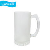Globalsub Glass Beer Mug for Sublimation Printing 16oz