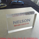Square Shape Customize Clear Office Gift Crystal Souvenir