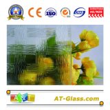 3mm-8mm Clear Woven Patterned Glass Used for Window, Furniture, etc