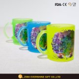 330ml 500ml Glass Coffee Mug with Printing