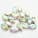5X10mm Navette Sew on Crystal Glass Fancy Stones Foil (SOR05)