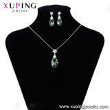 White Gold Women African Fashion Jewelry Sets